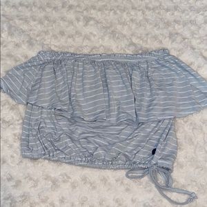 Abercrombie & Fitch ruffled tube top